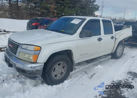 2004 GMC Canyon Sle from USA, damaged, VIN 1GTDS136248207806